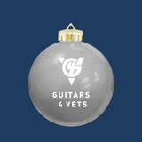 Guitars for Vets Ornaments - Red or Silver