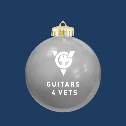 Guitars for Vets Ornaments - Red or Silver